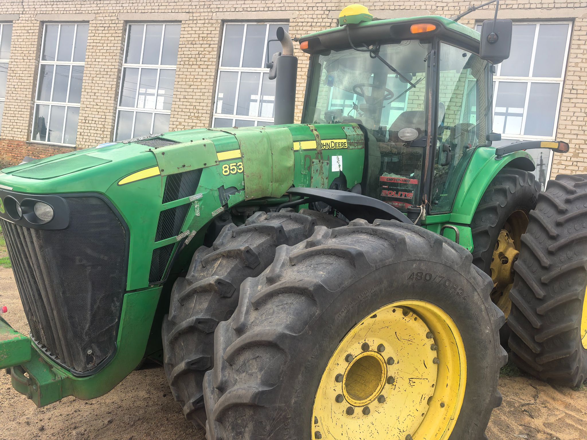 John Deere 8530: Отключение системы EGR